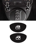 Fiat 500E Power Window Switch Indicator Worn Peeling Button Repair Decal Kit. Fixed Price $12.99.