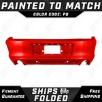 New Painted *pq Race Red* Rear Bumper Cover 2013-2014 Ford Mustang Base Gt. Fixed Price $440.99.