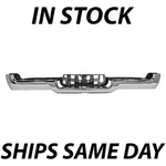 New Chrome Steel Rear Step Bumper Face Bar For 2019-2024 Ram 1500 Pickup 19-24. Fixed Price $323.03.