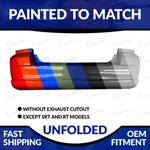 New Painted To Match 2007-2012 Dodge Caliber Non-srt Unfolded Rear Bumper. Fixed Price $402.98.