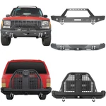 Off-road Front Rear Bumper W/ Spare Tire Carrier For 1984-2001 Jeep Cherokee Xj. Fixed Price $299.67.