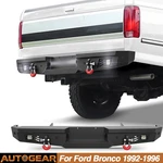 1992-1996 Ford Bronco Steel Black Rear Bumper W/led Lights & Sensor Holes. Fixed Price $394.98.