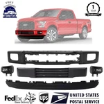 Front Bumper Kit With Fog Lights Pair 2015-2017 Ford F-150 Truck. Fixed Price $361.32.