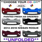 New Front Bumper For 2014-2016 Rogue Painted *choose Your Color* NI1000293. Fixed Price $429.56.