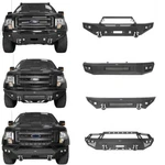 Hooke Road Textured Steel Black Front Bumper Bar Assembly Fit 09-14 F-150 Pickup. Fixed Price $499.99.