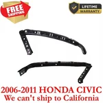 Front Fits 2006- 2011 Honda Civic Sedan Models Bumper Cover Brackets Set Of. Fixed Price $32.80.