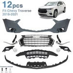 For 2018 2019 2020 2021 Chevy Traverse Front Bumper Cover Assembly Grille Kit. Fixed Price $343.99.