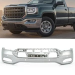 One Piece Chrome Front Bumper Cover W/sensor Holes For Gmc Sierra 1500 2016-2018. Fixed Price $309.99.