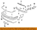 Gm Oem 91-94 Park Avenue Front Bumper Components-impact Bar 25617785. Fixed Price $194.61.