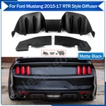 2015-2017 Ford Mustang Rear Bumper Diffuser W/ Side Valance 3PCS Matte Black. Fixed Price $79.99.