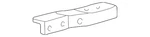 Genuine Mazda Bumper Face Bar Bracket ZZM0-50-280. Fixed Price $240.14.