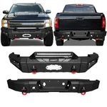 Vijay Front Rear Bumper For 2007-2013 Chevy SILVERADO1500 /winch Plate & Lights. Fixed Price $609.99.