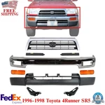 Front Bumper Chrome Steel Kit For 1996-1998 Toyota 4RUNNER Limited. Fixed Price $489.21.
