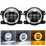 2X 4INCH Led Fog Lights Front Bumper Driving Lamps For Jeep Wrangler Jk Jl Jt. Fixed Price $49.48.
