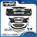 Complete Front Bumper Cover Kit With Fog Liths For 2019-2020 Hyundai Elantra. Fixed Price $307.56.