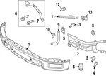 Genuine Ford Bracket Bumper Mounting RL3Z17B836B. Fixed Price $21.46.
