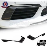Carbon Fiber Front Bumper Fog Air Vent Fins For Porsche 718 Boxster Cayman 16-19. Fixed Price $224.99.