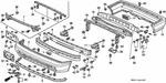 Genuine Honda Beam Rear Bumper 71530-SM4-A01. Fixed Price $98.62.