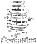 Genuine Mopar Fascia Applique 6UU03LS1AA. Fixed Price $67.47.