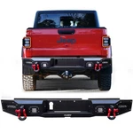 Vijay Steel Rear Bumper W/led Lights&red D-rings For 2020-2023 Jeep Gladiator Jt. Fixed Price $329.99.