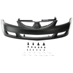 Front Bumper Cover For 2004-2005 Mitsubishi Lancer W/ Fog Lamp Holes Primed. Fixed Price $143.38.