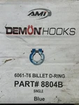 Ami Styling Demon 8804B Paintable Blue Hook Round D-ring. Fixed Price $74.99.