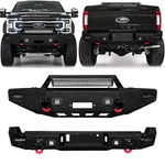 Vijay 2017-2022 Ford F250/F350/F450 Front/rear Bumper W/winch Plate&lights. Fixed Price $489.99.