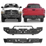 Heavy Duty Steel Front + Rear Bumper W/ Light Fit 2003-2005 Dodge Ram 2500 3500. Fixed Price $929.18.