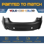 For 2018-2021 Mazda 6; Rear Bumper; W/o Trim Park Sensor Painted To Match. Fixed Price $513.00.