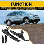 Front 4PCS For Cr-v 2007-2011 Crv Headlight Bracket Bumper Beam Mount Support. Fixed Price $8.54.