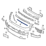 For Kia EV9 2024-2025 865A3DO150AHV Front Inner Bumper Trim. Fixed Price $128.69.