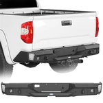 Textured Steel Rear Bumper W/2X Led Lights & D-rings For 2014-2021 Toyota Tundra. Fixed Price $399.22.