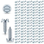100 Pcs Car License Plate Screws Dealership Supplies Tornillos Silver,. Fixed Price $26.99.
