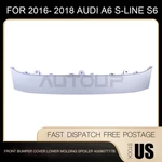 Front Bumper Cover Lower Spoiler Molding 4G0807717B For 16-18 Audi A6 S-line S6. Fixed Price $76.99.