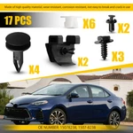 For 2009-2019 Toyota Corolla Set Clips Fix Front Bumper 15078238 1507-8238. Fixed Price $11.99.