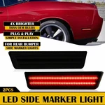 2X Rear Side Led Light For Marker 2011-2014 Dodge Charger/challenger Smoked Red. Fixed Price $8.54.