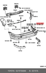 Genuine Oe Bracket, Rear Bumper Seal, Right, 5219753040 For Toyota 52197-53040. Fixed Price $5.58.