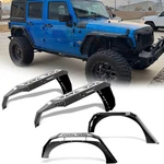 Textured Steel Front+rear Fender Flares For Jeep Wrangler 2007-2018 Jku 4PCS. Fixed Price $359.99.