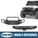 Hooke Road Heavy Duty Steel Front/rear Bumper Bar For Jeep Wrangler 2007-2018 Jk. Fixed Price $209.87.