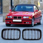 Gloss Black Front Kindey Grille For Bmw E36 M3 Series 1992-1997. Fixed Price $32.60.