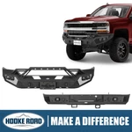 Hooke Road Front & Rear Bumper Reinforcement Fit 2016-2018 Chevy Silverado 1500. Fixed Price $999.88.