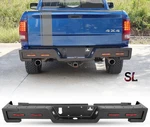 For 2009-2018 Dodge Ram 1500 Rear Bumper W/led Brake Lights Powder Coated Steel. Fixed Price $459.99.