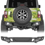 Offroad Textured Steel Rear Back Bumper W/ 2X D-rings Fit 2021-2025 Ford Bronco. Fixed Price $239.69.