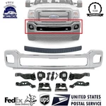 Front Bumper Chrome Kit With Brackets 2011-2016 Ford F-250 F-350 Super Duty. Fixed Price $499.50.