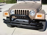 Rampage 8620 Front Double Tube Bumper W/hoop Black For 76-06 CJ5 CJ7 CJ8 Yj/tj. Fixed Price $262.11.
