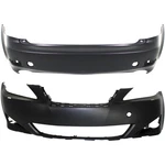 Front & Rear Bumper Cover Set For 2006-2008 Lexus IS250 W/ Headlight Washer Hole. Fixed Price $184.79.