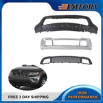 3PCS New Front Bumper Cover Kit Fits 2014 2015 2016 Jeep Grand Cherokee Textured. Fixed Price $189.99.