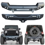 Vijay For 2007-2017 Jeep Wrangler Jk Front Rear Bumper With Led Lights. Fixed Price $339.89.