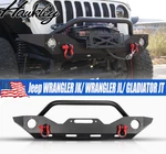 Front Bumper W/winch Plate & D-ring Shackles For 2018-2026 Jeep Wrangler Jlu. Fixed Price $268.99.