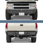 Hooke Road Front Rear Bumper W/light For 1988-1998 Chevy C/k 1500 2500 Fleetside. Fixed Price $879.99.